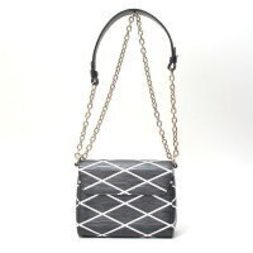 Louis Vuitton Epi Chain Black Shoulder Bag Twist Noir